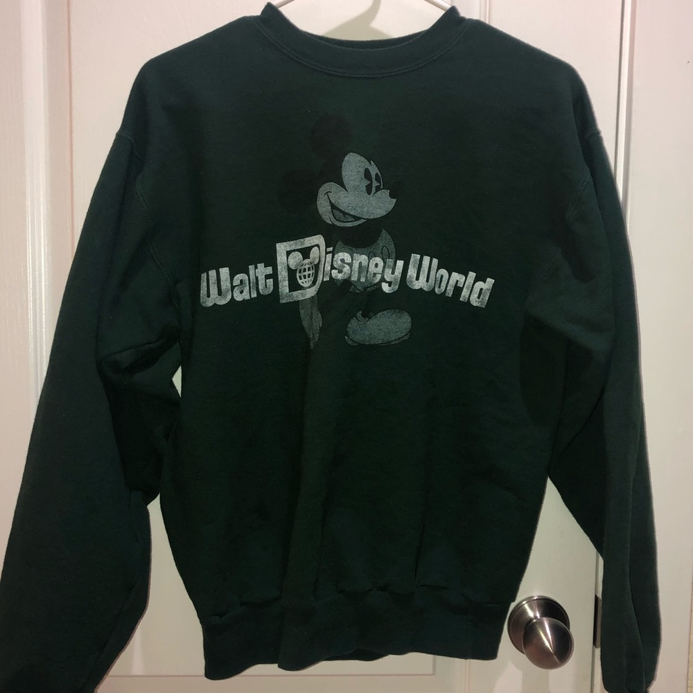 Walt Disney World Green Crewneck Sweater